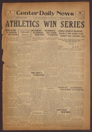 Center Daily News (Center, Tex.), Vol. 2, No. 108, Ed. 1 Wednesday, October 8, 1930