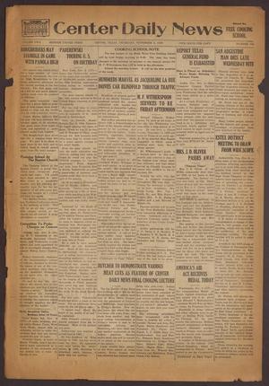 Center Daily News (Center, Tex.), Vol. 2, No. 130, Ed. 1 Thursday, November 6, 1930