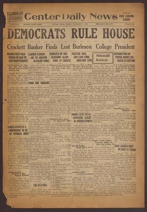 Center Daily News (Center, Tex.), Vol. 2, No. 131, Ed. 1 Friday, November 7, 1930