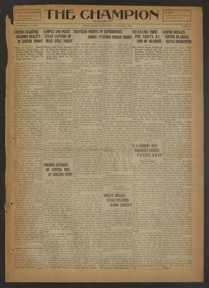 The Champion (Center, Tex.), Vol. 53, No. 47, Ed. 1 Wednesday, November 19, 1930