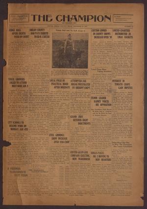 The Champion (Center, Tex.), Vol. 54, No. 52, Ed. 1 Wednesday, December 30, 1931