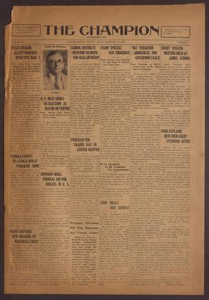 The Champion (Center, Tex.), Vol. 55, No. 7, Ed. 1 Wednesday, February 17, 1932