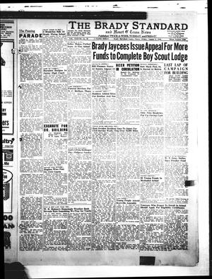 Primary view of object titled 'The Brady Standard and Heart O' Texas News (Brady, Tex.), Vol. 38, No. 36, Ed. 1 Friday, August 2, 1946'.