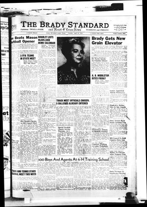 Primary view of object titled 'The Brady Standard and Heart O' Texas News (Brady, Tex.), Vol. [40], No. 7, Ed. 1 Tuesday, April 20, 1948'.