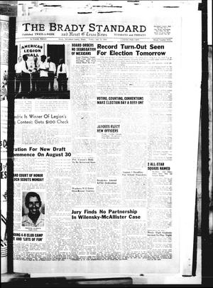 The Brady Standard and Heart O' Texas News (Brady, Tex.), Vol. [40], No. [34], Ed. 1 Friday, July 23, 1948