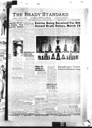 The Brady Standard and Heart O' Texas News (Brady, Tex.), Vol. [40], No. [100], Ed. 1 Friday, March 11, 1949