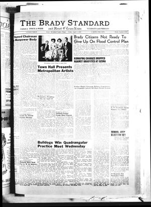 Primary view of object titled 'The Brady Standard and Heart O' Texas News (Brady, Tex.), Vol. [41], No. 2, Ed. 1 Friday, April 1, 1949'.