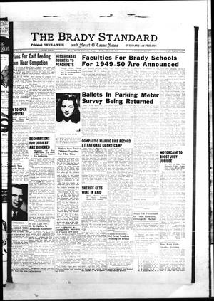 The Brady Standard and Heart O' Texas News (Brady, Tex.), Vol. [41], No. 24, Ed. 1 Friday, June 17, 1949