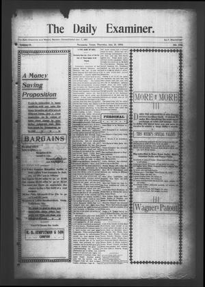 The Daily Examiner. (Navasota, Tex.), Vol. 9, No. 252, Ed. 1 Thursday, July 21, 1904