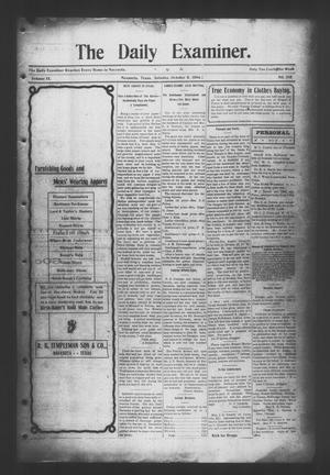 The Daily Examiner. (Navasota, Tex.), Vol. 9, No. 318, Ed. 1 Saturday, October 8, 1904