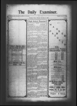 Primary view of object titled 'The Daily Examiner. (Navasota, Tex.), Vol. 10, No. 57, Ed. 1 Thursday, December 15, 1904'.