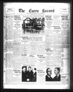 The Cuero Record (Cuero, Tex.), Vol. 45, No. 33, Ed. 1 Friday, February 10, 1939