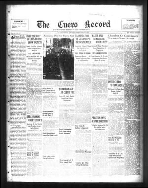 The Cuero Record (Cuero, Tex.), Vol. 45, No. 38, Ed. 1 Thursday, February 16, 1939