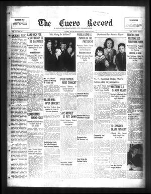 The Cuero Record (Cuero, Tex.), Vol. 45, No. 54, Ed. 1 Wednesday, March 8, 1939