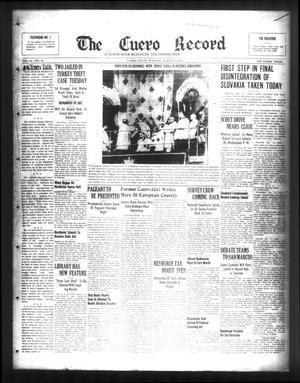 The Cuero Record (Cuero, Tex.), Vol. 45, No. 59, Ed. 1 Tuesday, March 14, 1939