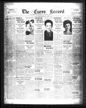 The Cuero Record (Cuero, Tex.), Vol. 45, No. 60, Ed. 1 Wednesday, March 15, 1939