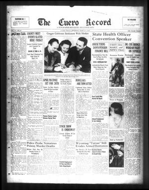 The Cuero Record (Cuero, Tex.), Vol. 45, No. 67, Ed. 1 Thursday, March 23, 1939