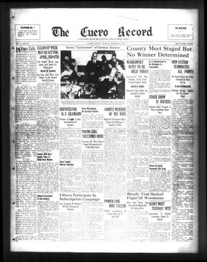 The Cuero Record (Cuero, Tex.), Vol. 45, No. 68, Ed. 1 Sunday, March 26, 1939