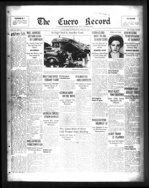 The Cuero Record (Cuero, Tex.), Vol. 45, No. 72, Ed. 1 Thursday, March 30, 1939