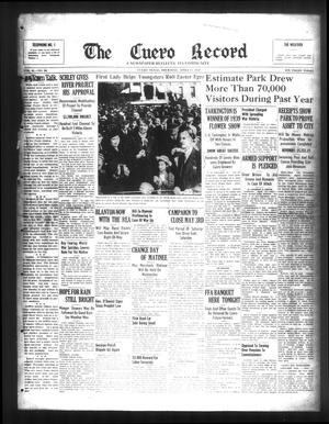 The Cuero Record (Cuero, Tex.), Vol. 45, No. 84, Ed. 1 Thursday, April 13, 1939