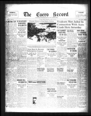 Primary view of object titled 'The Cuero Record (Cuero, Tex.), Vol. 45, No. 93, Ed. 1 Monday, April 24, 1939'.