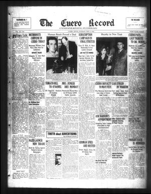 Primary view of object titled 'The Cuero Record (Cuero, Tex.), Vol. 45, No. 101, Ed. 1 Tuesday, May 2, 1939'.