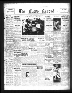 The Cuero Record (Cuero, Tex.), Vol. 45, No. 109, Ed. 1 Thursday, May 11, 1939