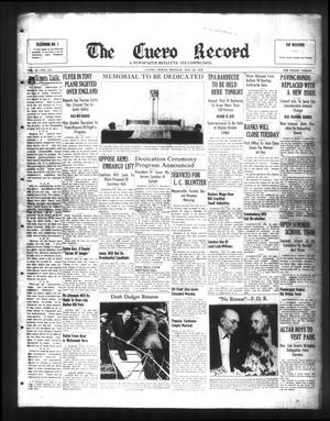 Primary view of object titled 'The Cuero Record (Cuero, Tex.), Vol. 45, No. 123, Ed. 1 Monday, May 29, 1939'.