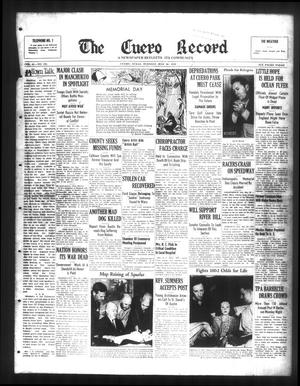 Primary view of object titled 'The Cuero Record (Cuero, Tex.), Vol. 45, No. 125, Ed. 1 Tuesday, May 30, 1939'.