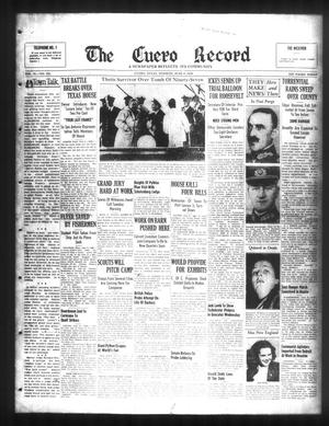 The Cuero Record (Cuero, Tex.), Vol. 45, No. 131, Ed. 1 Tuesday, June 6, 1939