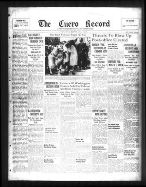 The Cuero Record (Cuero, Tex.), Vol. 45, No. 137, Ed. 1 Tuesday, June 13, 1939