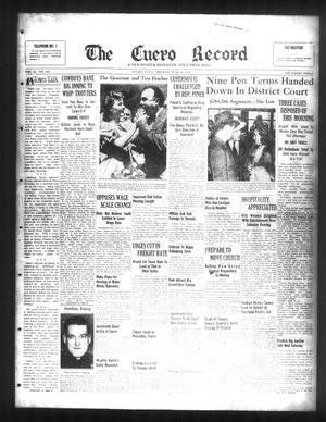 The Cuero Record (Cuero, Tex.), Vol. 45, No. 143, Ed. 1 Monday, June 19, 1939