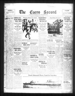The Cuero Record (Cuero, Tex.), Vol. 45, No. 144, Ed. 1 Tuesday, June 20, 1939