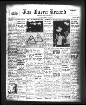 The Cuero Record (Cuero, Tex.), Vol. 58, No. 165, Ed. 1 Monday, July 28, 1952