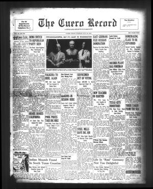 The Cuero Record (Cuero, Tex.), Vol. 58, No. 166, Ed. 1 Tuesday, July 29, 1952