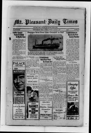 Mt. Pleasant Daily Times (Mount Pleasant, Tex.), Vol. 15, No. 255, Ed. 1 Saturday, January 12, 1935