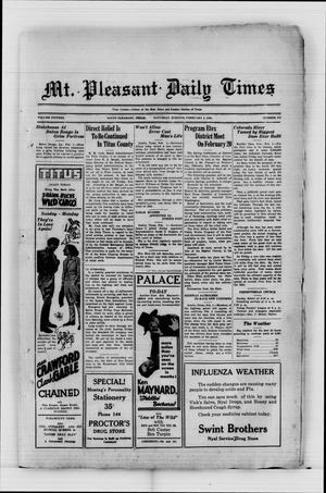 Mt. Pleasant Daily Times (Mount Pleasant, Tex.), Vol. 15, No. 273, Ed. 1 Saturday, February 2, 1935