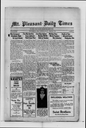 Mt. Pleasant Daily Times (Mount Pleasant, Tex.), Vol. 15, No. 267, Ed. 1 Thursday, February 7, 1935