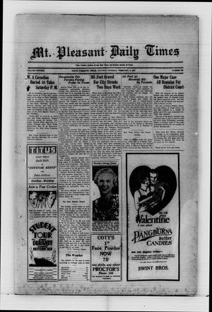 Mt. Pleasant Daily Times (Mount Pleasant, Tex.), Vol. 15, No. 269, Ed. 1 Saturday, February 9, 1935