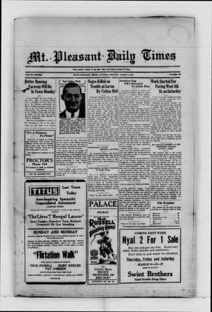 Mt. Pleasant Daily Times (Mount Pleasant, Tex.), Vol. 15, No. 293, Ed. 1 Saturday, March 9, 1935