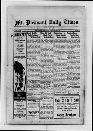 Mt. Pleasant Daily Times (Mount Pleasant, Tex.), Vol. 15, No. 294, Ed. 1 Monday, March 11, 1935