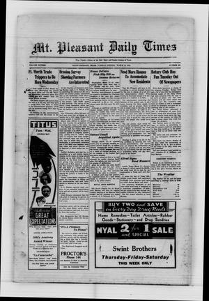 Mt. Pleasant Daily Times (Mount Pleasant, Tex.), Vol. 15, No. 295, Ed. 1 Tuesday, March 12, 1935