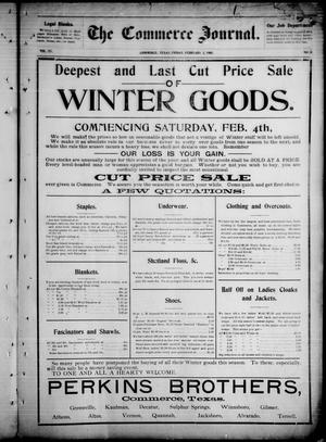 The Commerce Journal. (Commerce, Tex.), Vol. 15, No. 25, Ed. 1 Friday, February 3, 1905