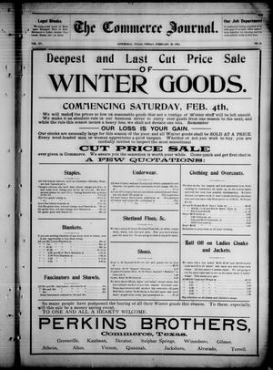 The Commerce Journal. (Commerce, Tex.), Vol. 15, No. 26, Ed. 1 Friday, February 10, 1905