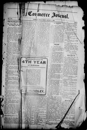 Primary view of object titled 'The Commerce Journal. (Commerce, Tex.), Vol. 16, No. 26, Ed. 1 Friday, January 5, 1906'.