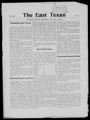 The East Texan (Commerce, Tex.), Vol. 3, No. 1, Ed. 1 Thursday, January 4, 1917