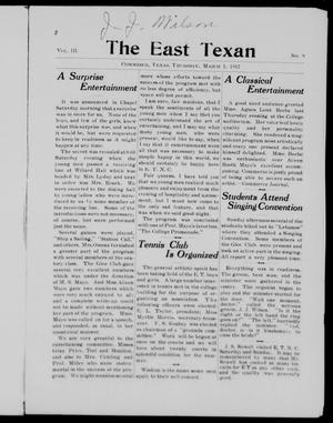 The East Texan (Commerce, Tex.), Vol. 3, No. 9, Ed. 1 Thursday, March 1, 1917