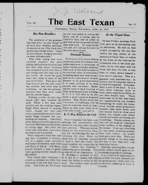 The East Texan (Commerce, Tex.), Vol. 3, No. 17, Ed. 1 Thursday, April 26, 1917