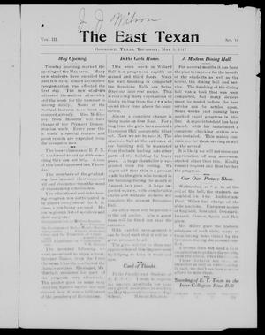 Primary view of object titled 'The East Texan (Commerce, Tex.), Vol. 3, No. 18, Ed. 1 Thursday, May 3, 1917'.