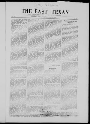 Primary view of object titled 'The East Texan (Commerce, Tex.), Vol. 3, No. 21, Ed. 1 Thursday, April 18, 1918'.